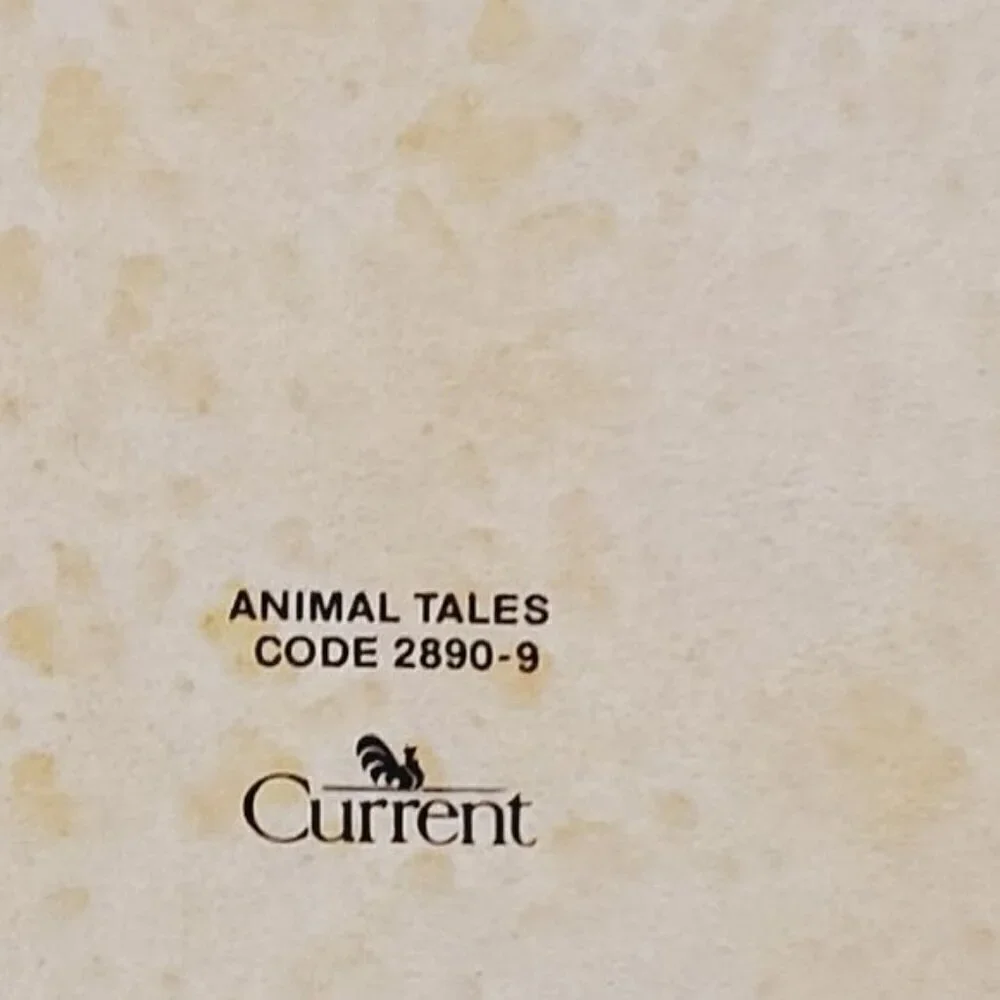 Vintage 80s 1983 Animal Tales Children's Picture Book